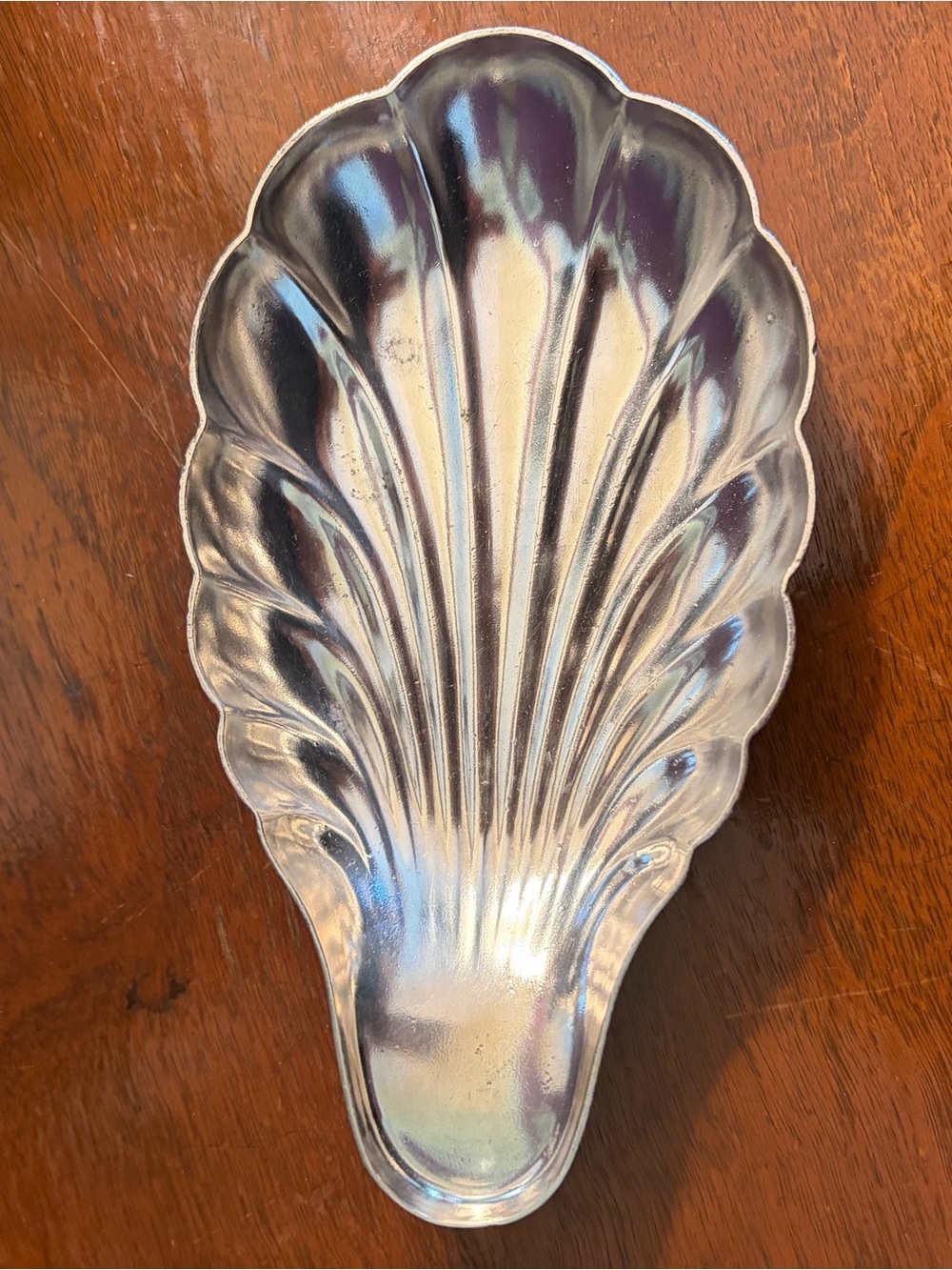 Vintage Reed and Barton Scalloped Shell serving dish trinket #70